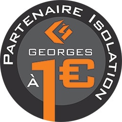 Logo Georges Isolation à 1 euro.